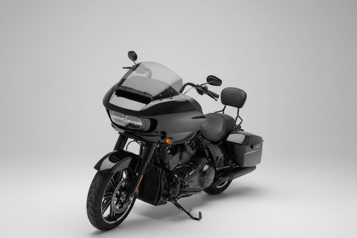 PARA BRISA BOLHA HARLEY DAVIDSON ROAD GLIDE 24/26 MODELO C/ QUEBRA VENTO