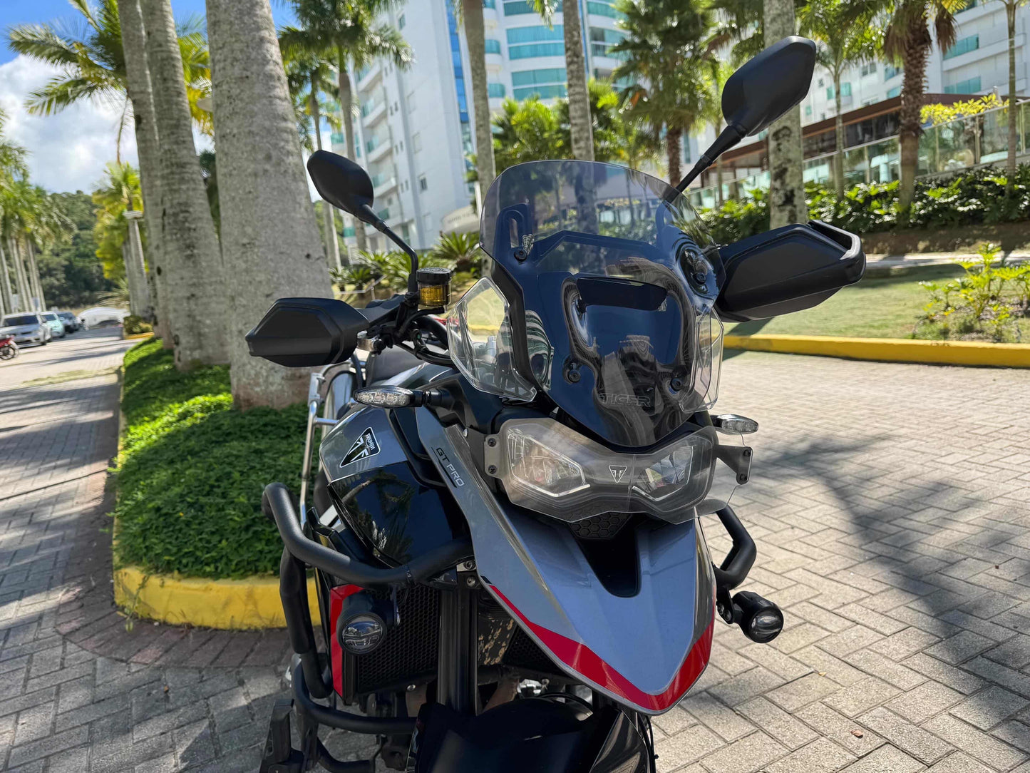 PARA BRISA BOLHA TRIUMPH TIGER 900 21/26 MODELO BAIXO