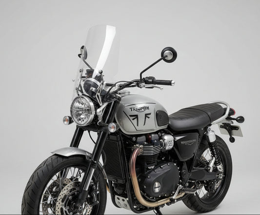 ACRILICO DE REPOSIÇÃO - PARA BRISA BOLHA TRIUMPH SCRAMBLER 1200 22/26 SUP. ALTO