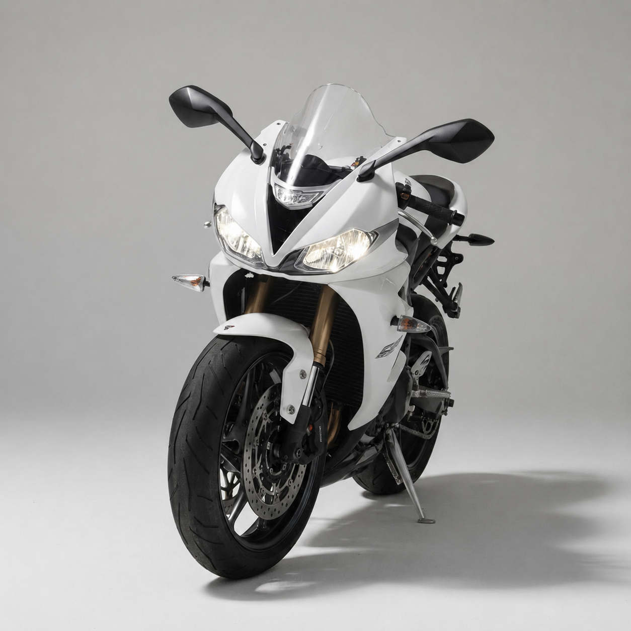 PARA BRISA BOLHA TRIUMPH DAYTONA 675 R MODELO DOUBLE BUBBLE 13/19