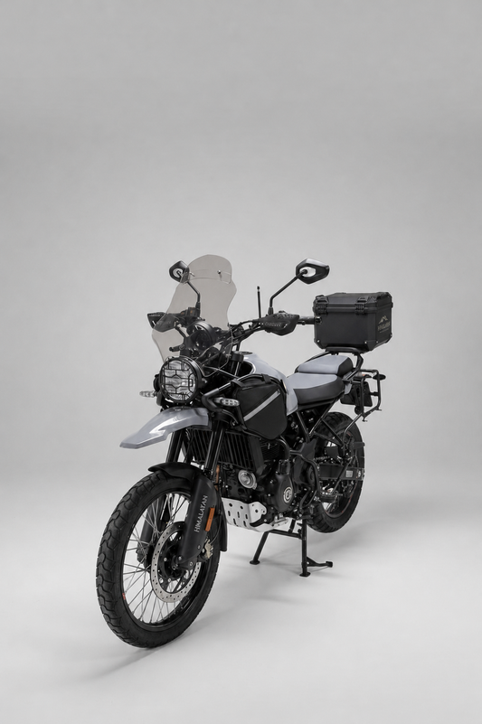 PARA BRISA BOLHA ROYAL ENFIELD HIMALAYAN 450  + DEFLETOR DE BOLHA 2025