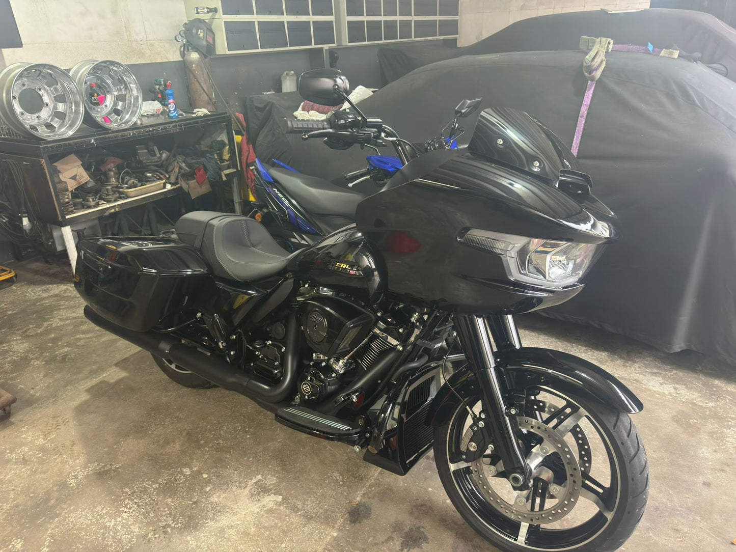 PARA BRISA BOLHA HARLEY DAVIDSON ROAD GLIDE 24/25 MODELO ORIGINAL