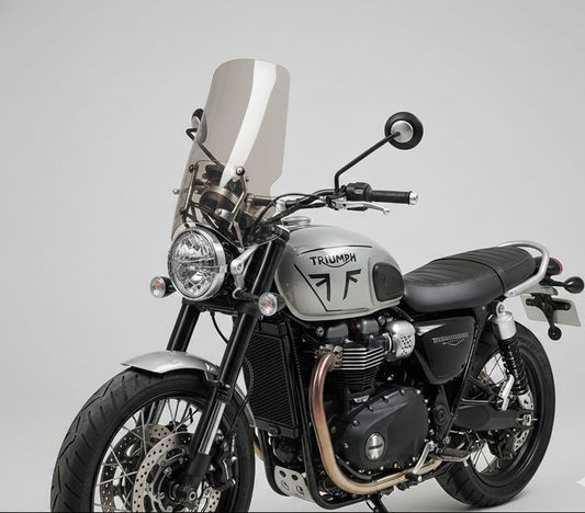 ACRILICO DE REPOSIÇÃO - PARA BRISA BOLHA TRIUMPH SCRAMBLER 1200 22/26 SUP. ALTO