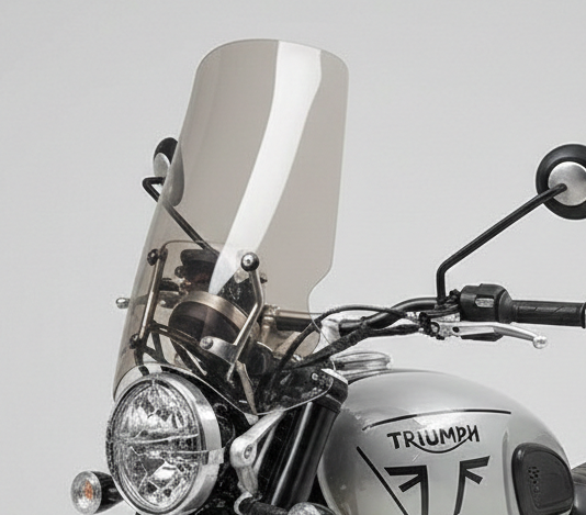ACRILICO DE REPOSIÇÃO - PARA BRISA BOLHA TRIUMPH SCRAMBLER 1200 22/26 SUP. ALTO