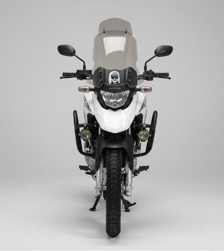 PARA BRISA BOLHA HONDA XRE 300 MOD 2 + DEFLETOR DE BOLHA 09/18