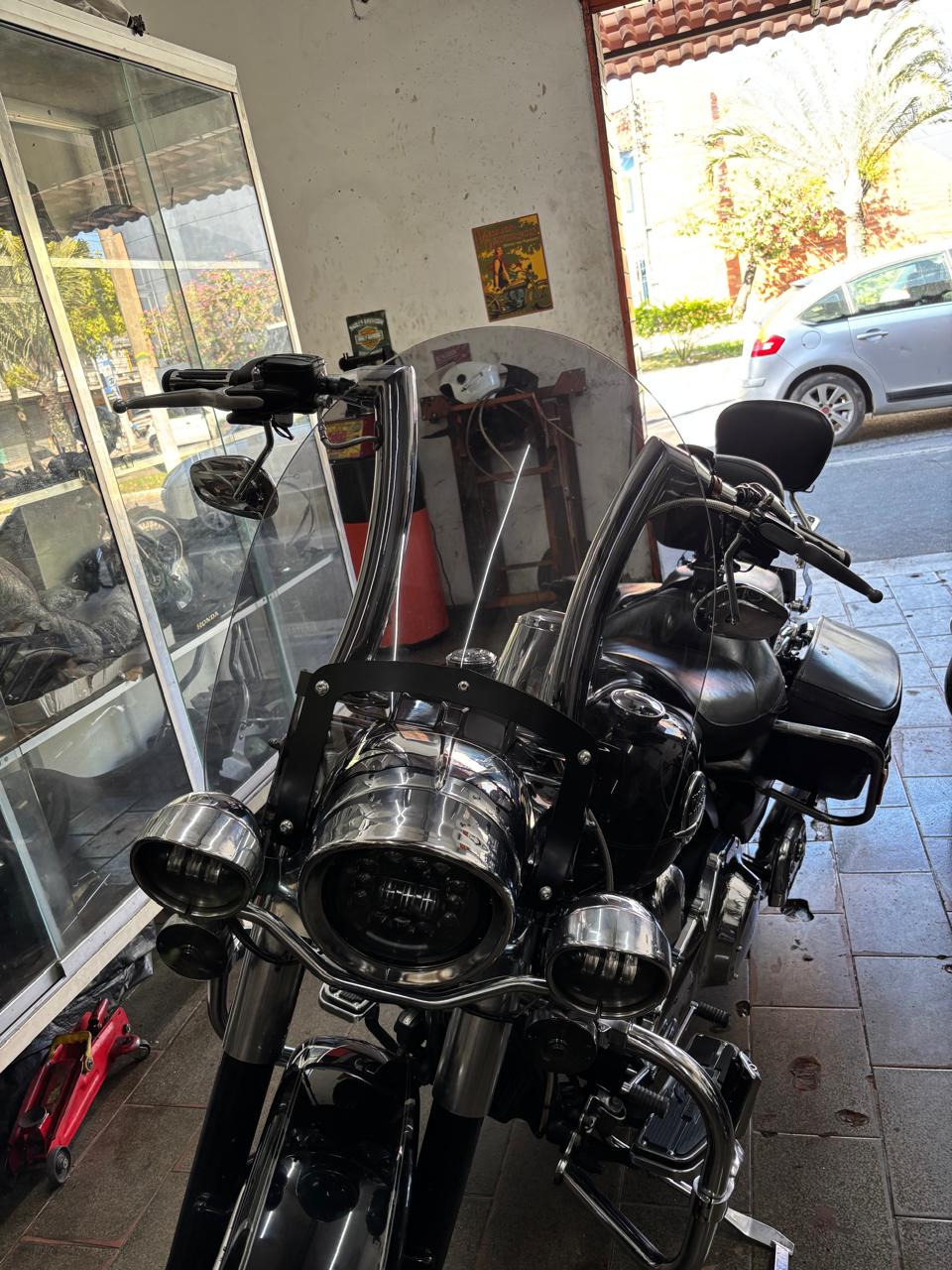 PARA BRISA BOLHA HARLEY DAVIDSON ROAD KING 00/26
