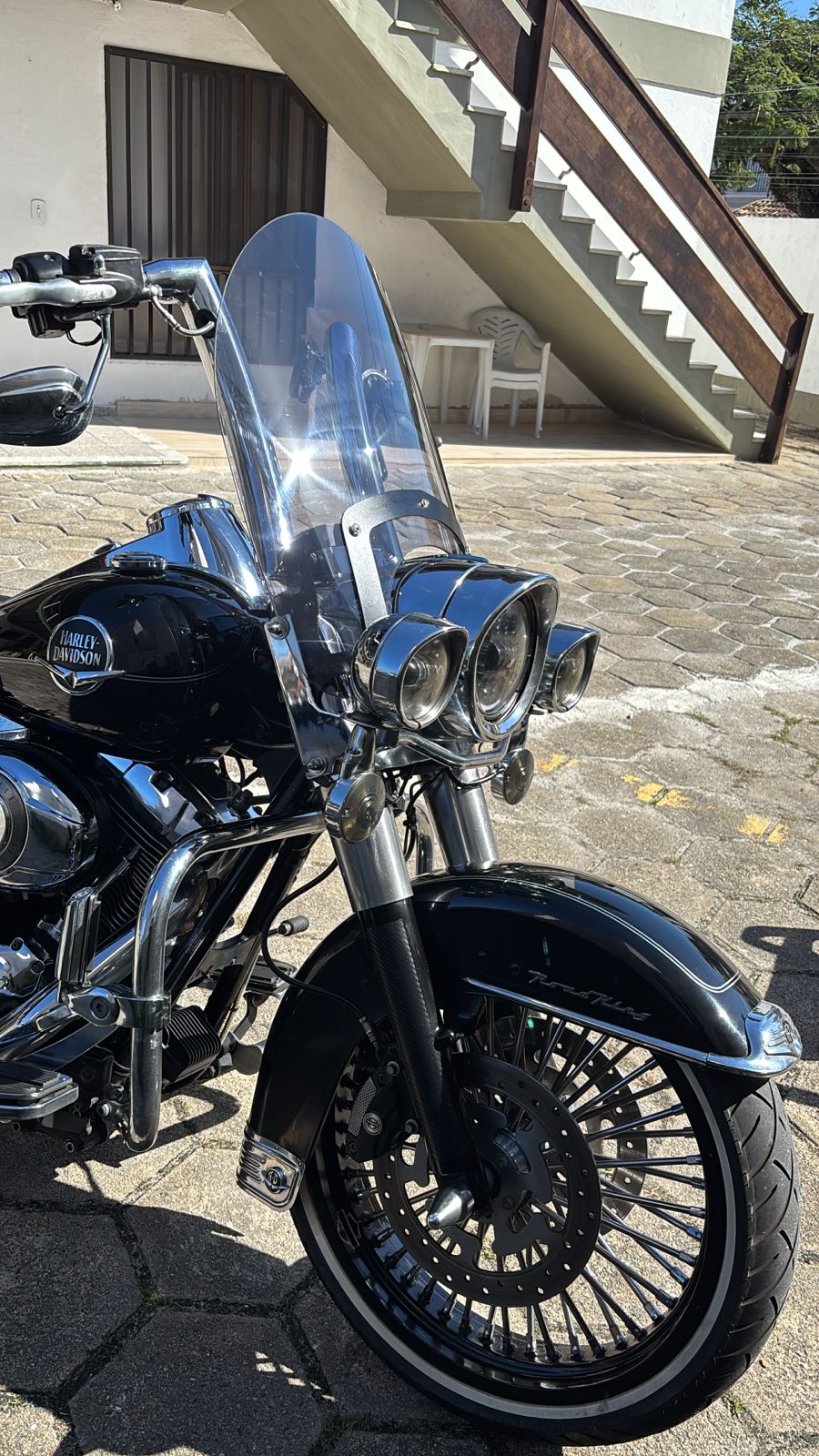 PARA BRISA BOLHA HARLEY DAVIDSON ROAD KING 00/26