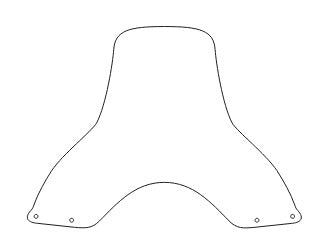 PARA BRISA BOLHA ROYAL ENFIELD HIMALAYAN 410 CC 22/24 MODELO ORIGINAL