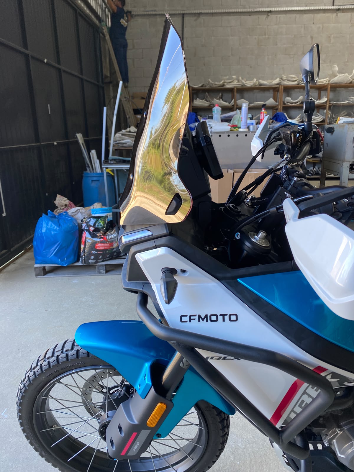 BARA BRISA BOLHA CFMOTO IBEX 450 2026 MODELO ALTO