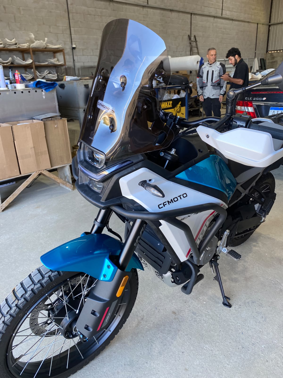 BARA BRISA BOLHA CFMOTO IBEX 450 2026 MODELO ALTO