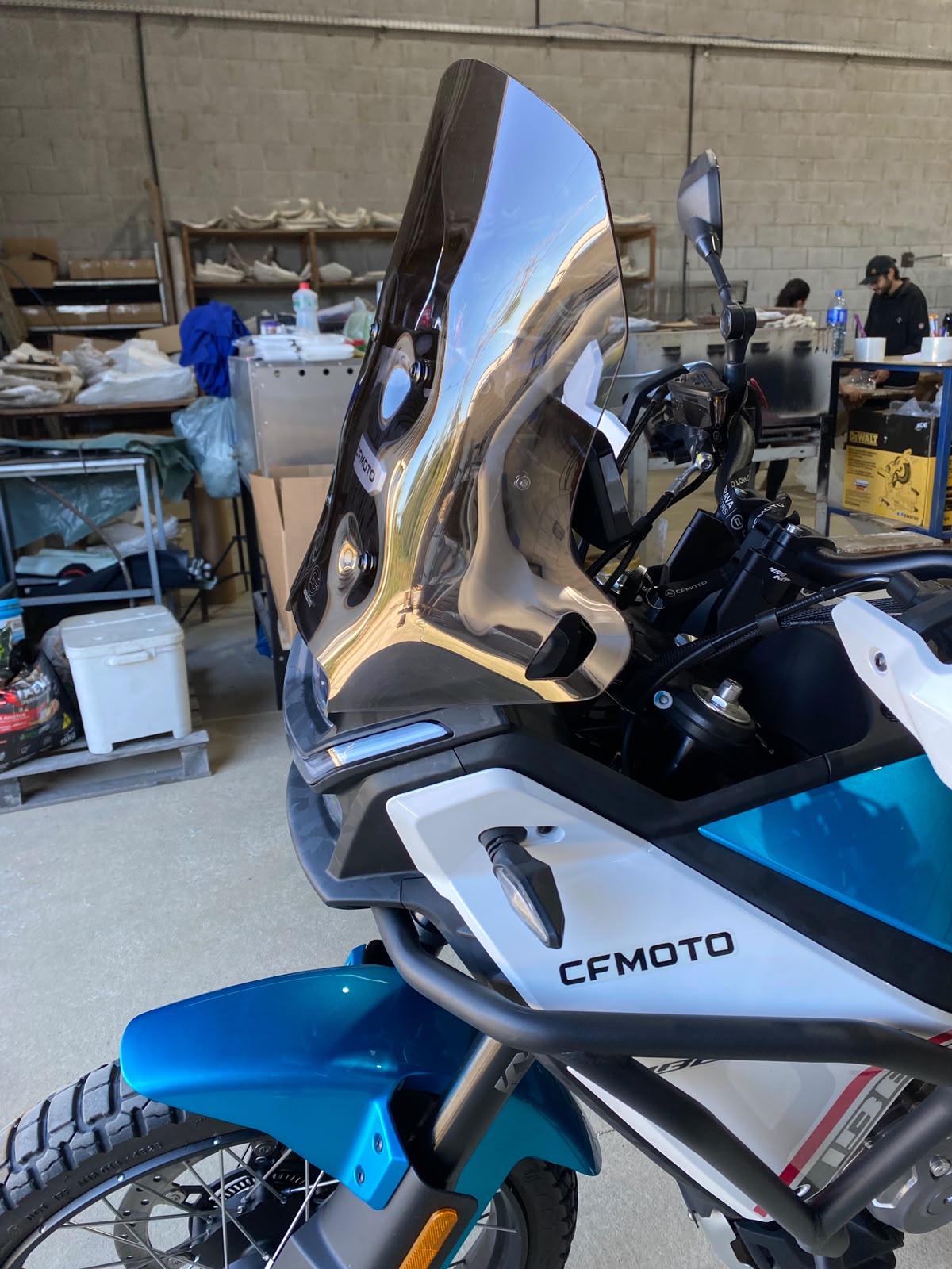 BARA BRISA BOLHA CFMOTO IBEX 450 2026 MODELO ALTO