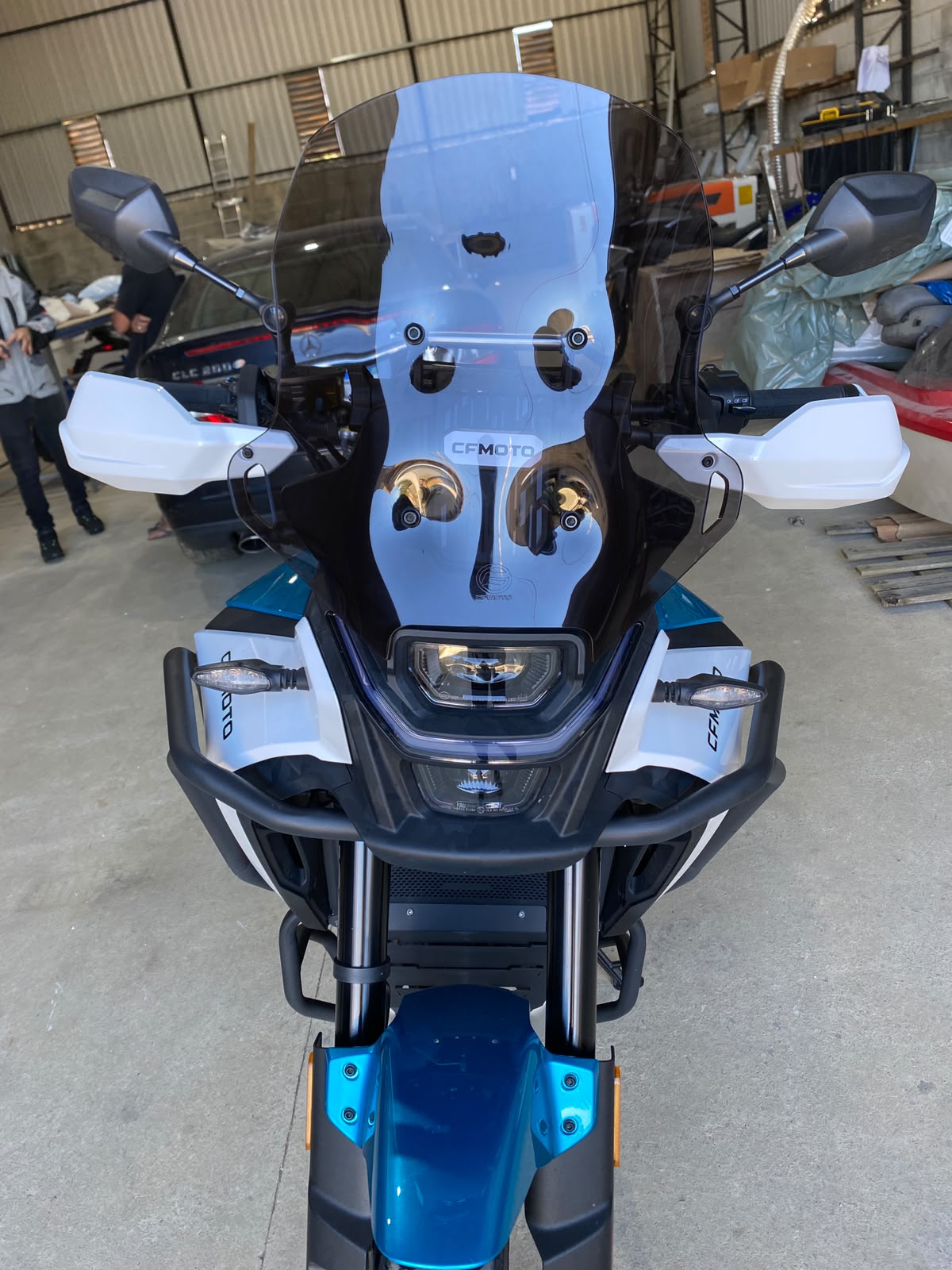 BARA BRISA BOLHA CFMOTO IBEX 450 2026 MODELO ALTO