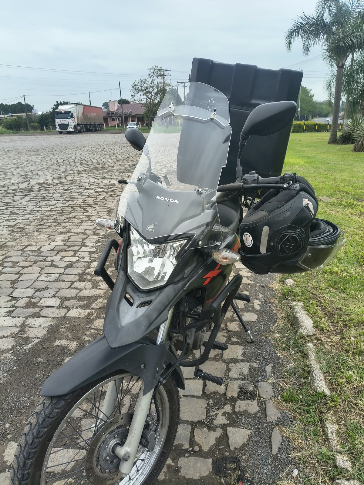 PARA BRISA BOLHA HONDA XRE 190+ DEFLETOR DE BOLHA 16/24