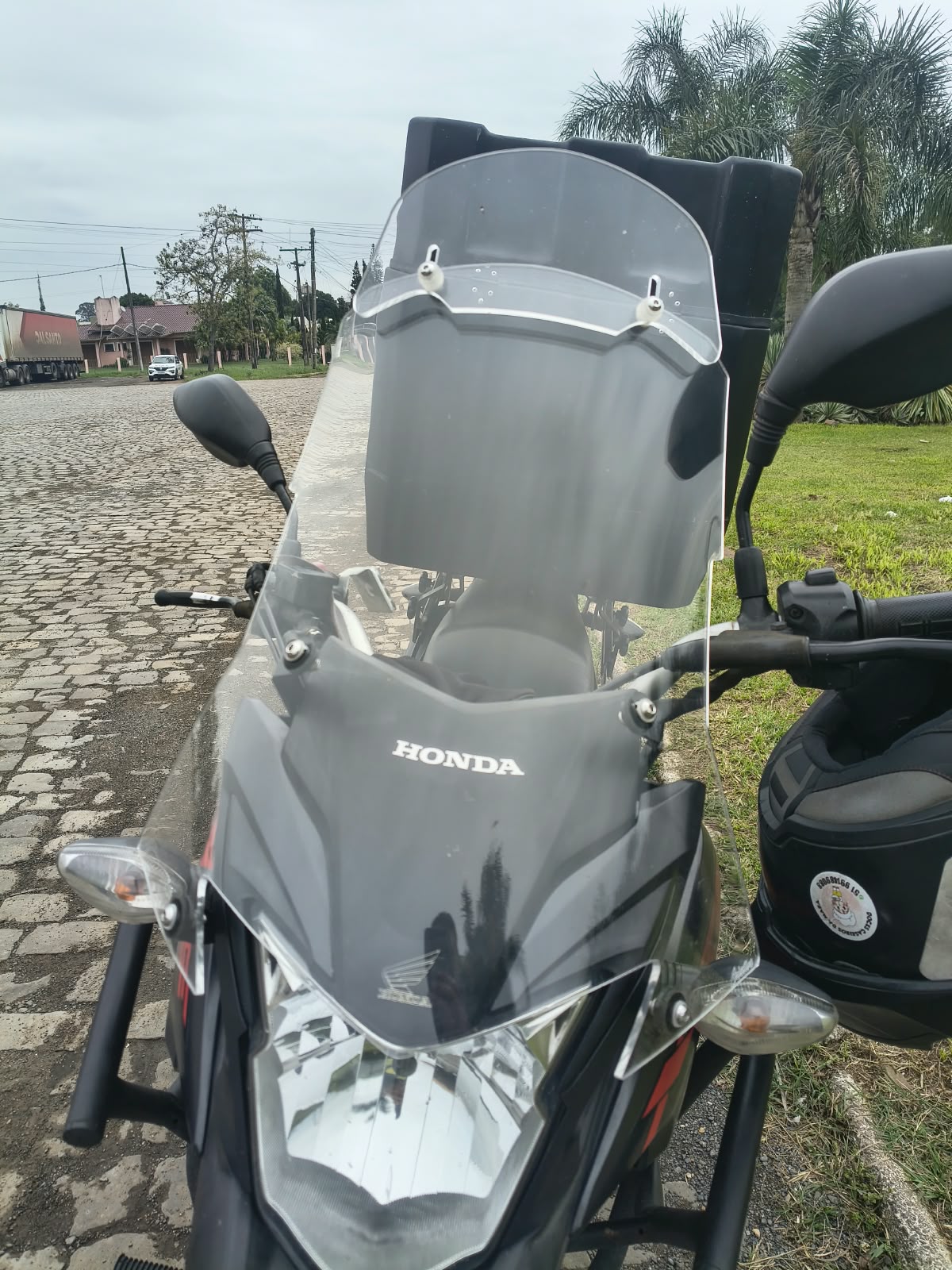 PARA BRISA BOLHA HONDA XRE 190+ DEFLETOR DE BOLHA 16/24