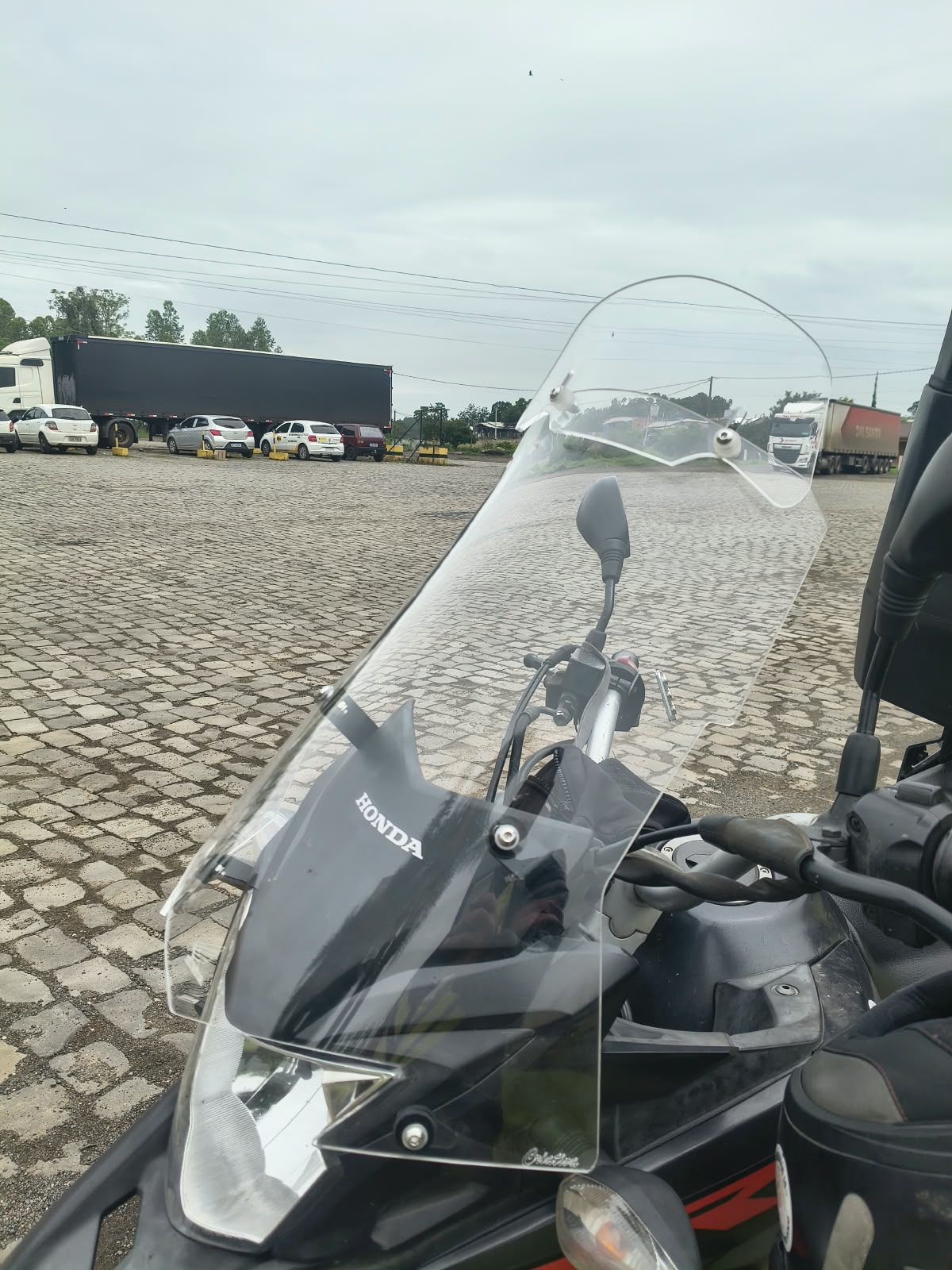 PARA BRISA BOLHA HONDA XRE 190+ DEFLETOR DE BOLHA 16/24