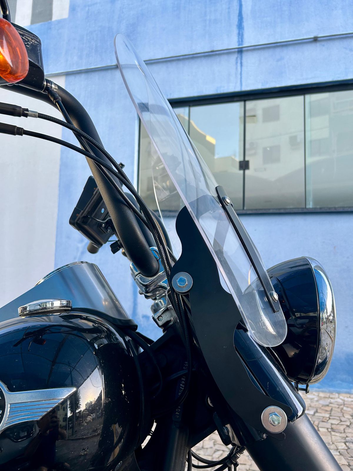 PARA BRISA BOLHA HD HERITAGE/ SAFT TAIL/ CLASSIC/ FAT BOY/ DELUXE/ ROAD KING 94/17