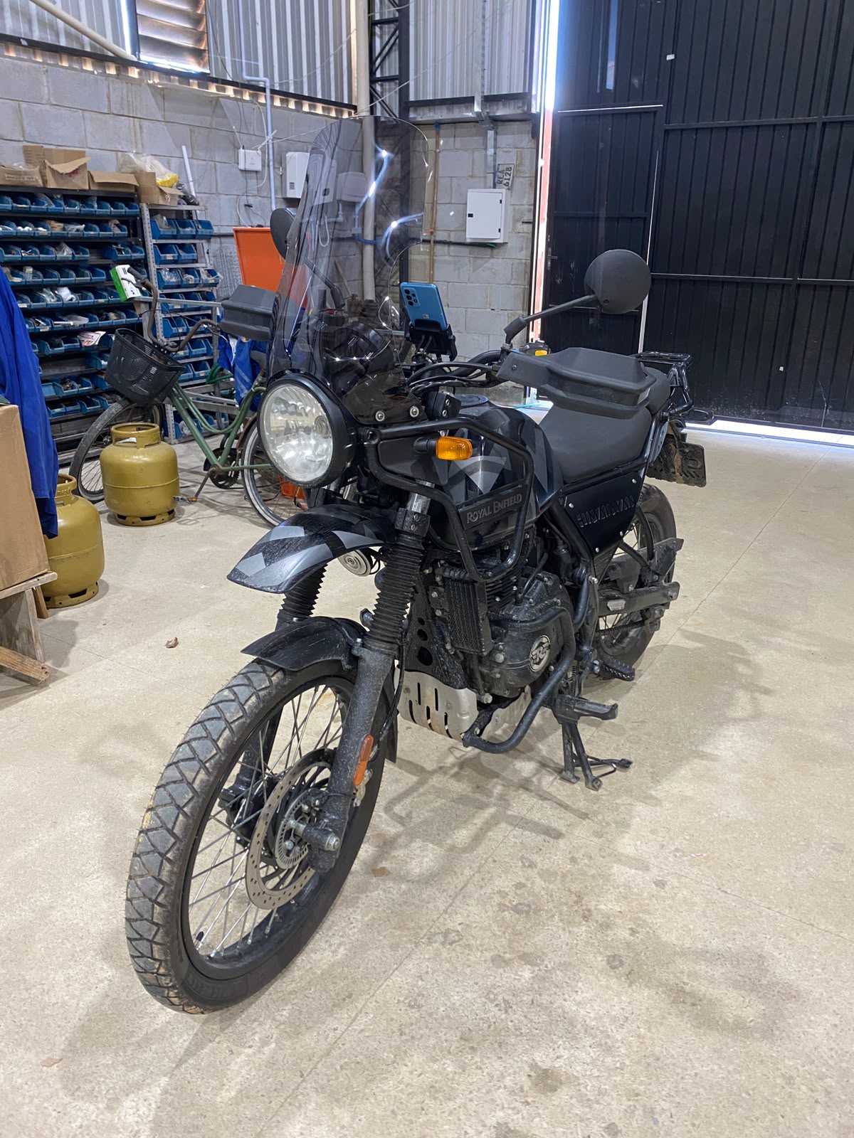 PARA BRISA BOLHA ROYAL ENFIELD HIMALAYAN 411 CC 22/24