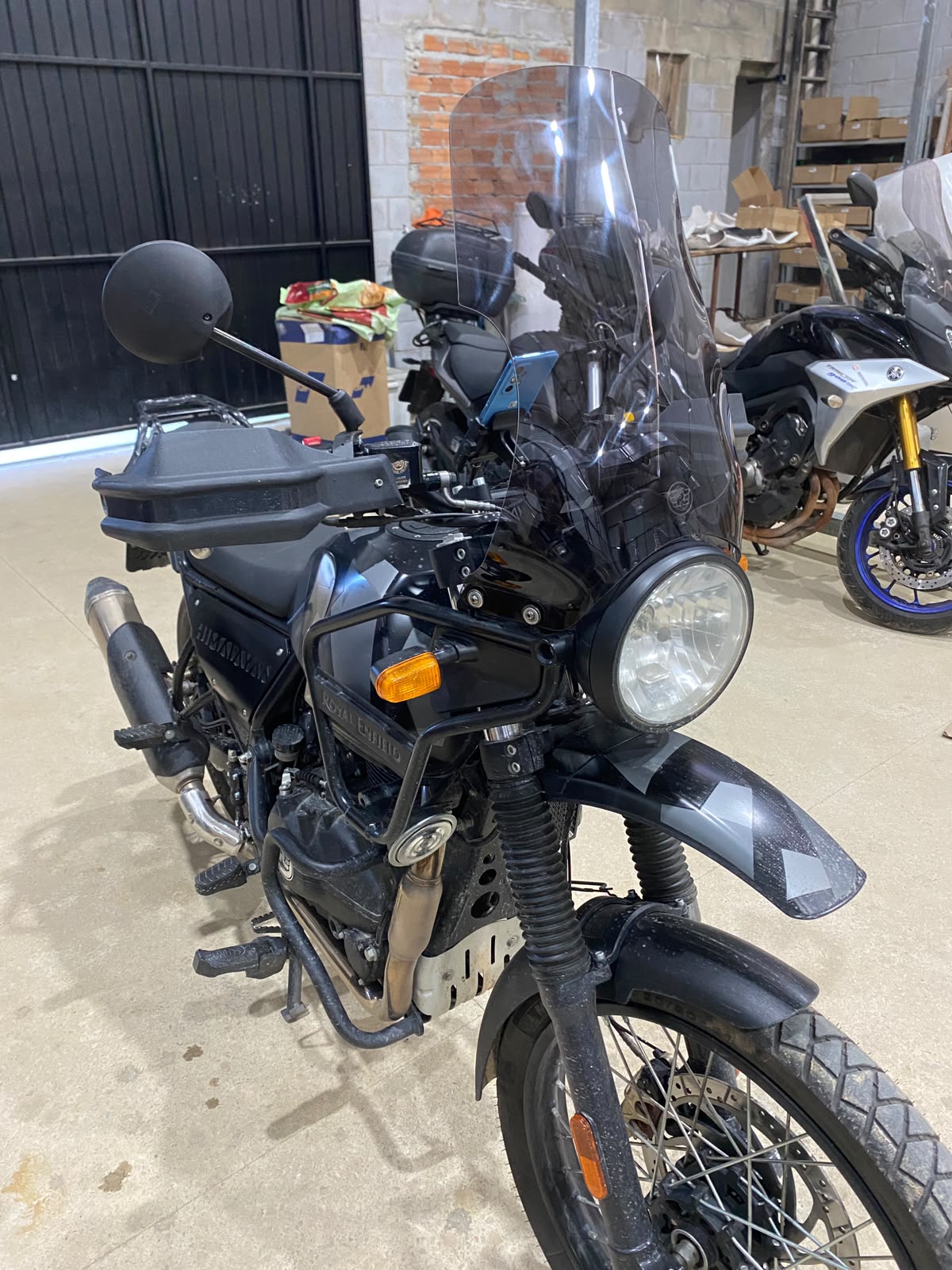 PARA BRISA BOLHA ROYAL ENFIELD HIMALAYAN 411 CC 22/24