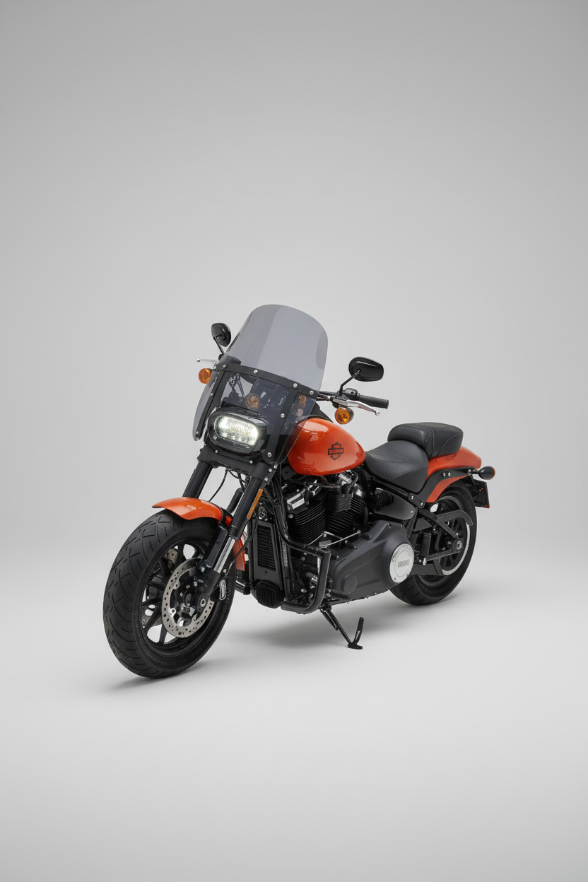 PARA BRISA BOLHA HARLEY DAVIDSON FAT BOB 18/26