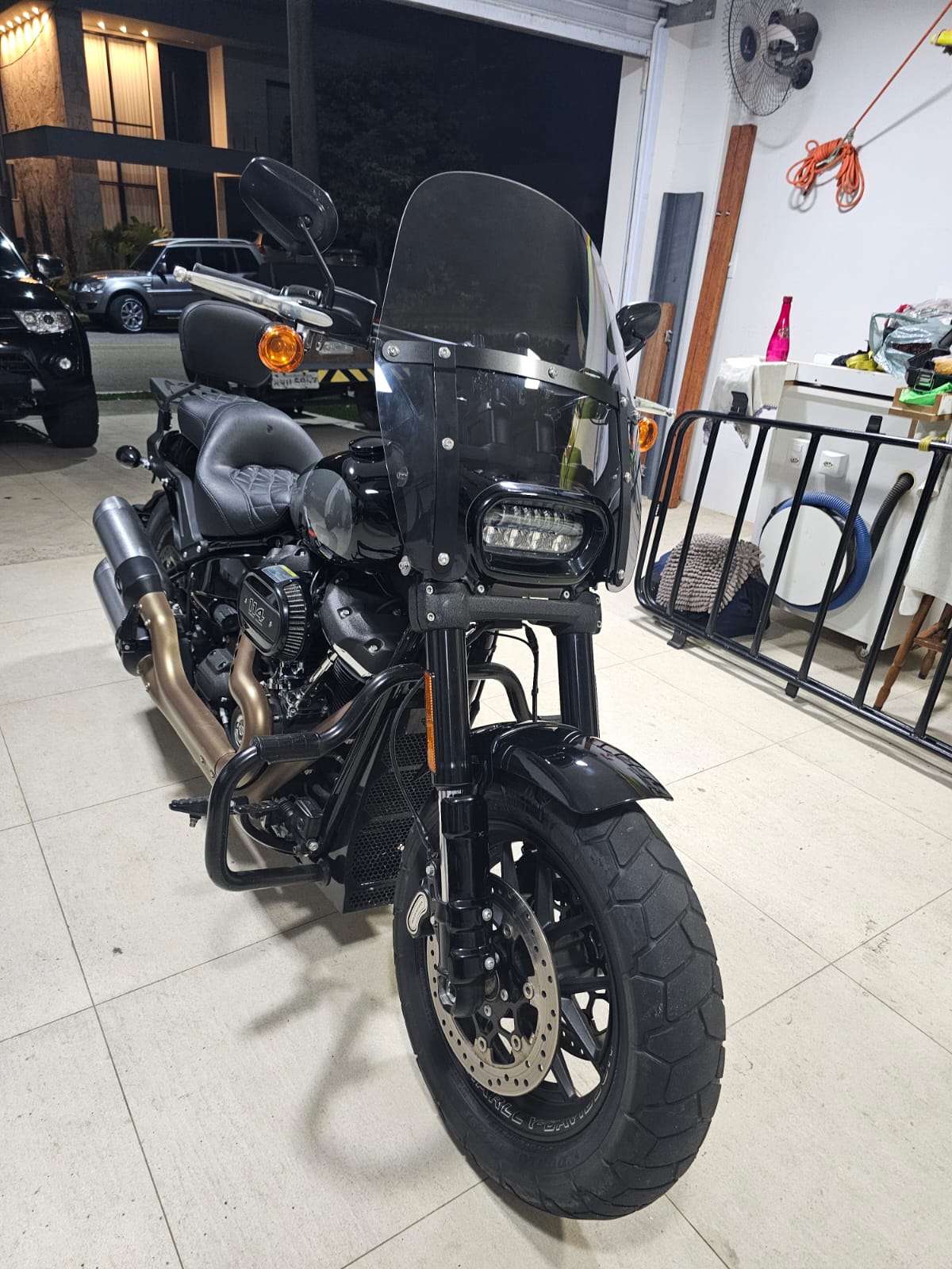 PARA BRISA BOLHA HARLEY DAVIDSON FAT BOB 18/26