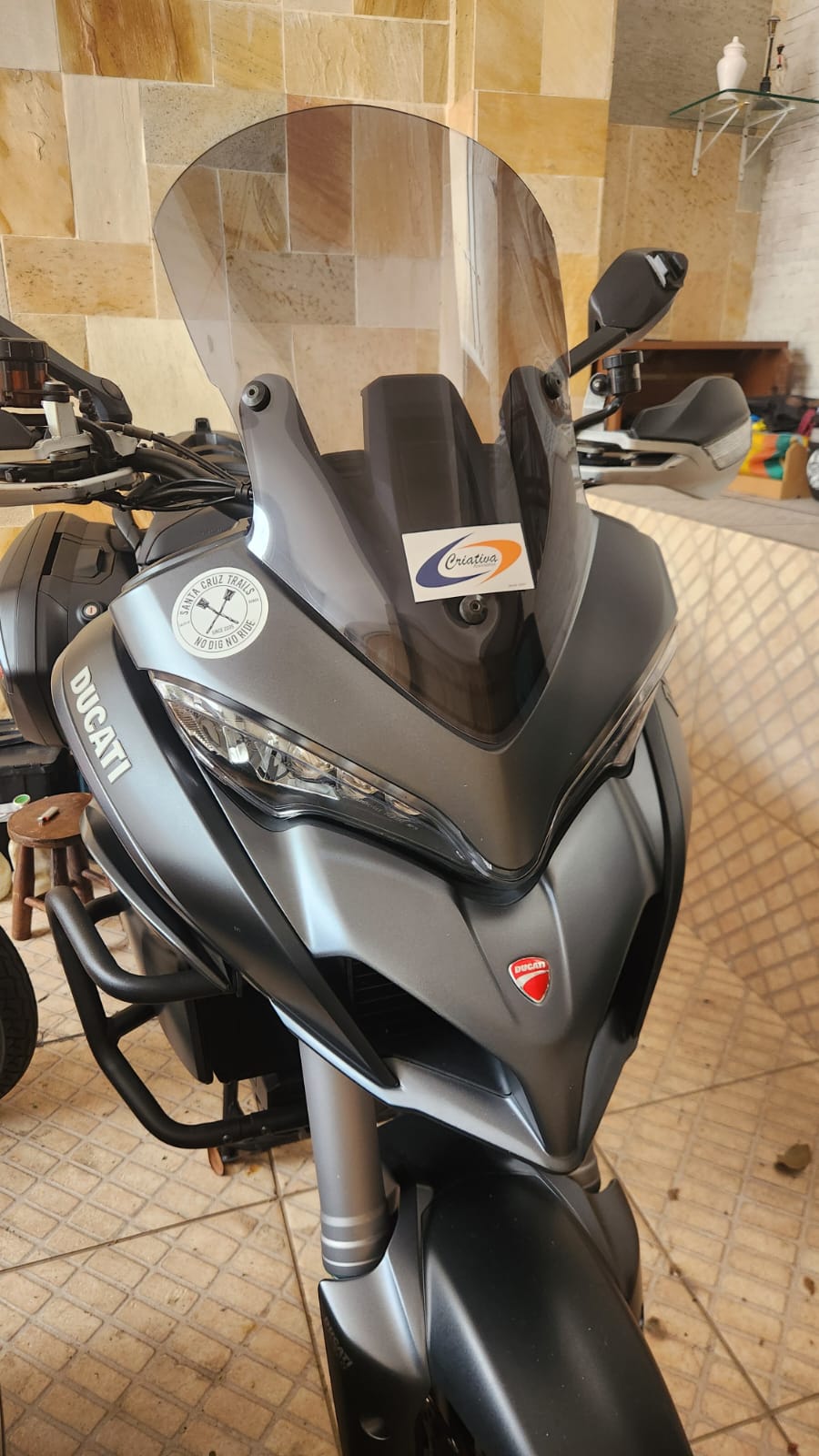 PARA BRISA BOLHA DUCATI MULTISTRADA 950/ 1200/ 1260 16/24