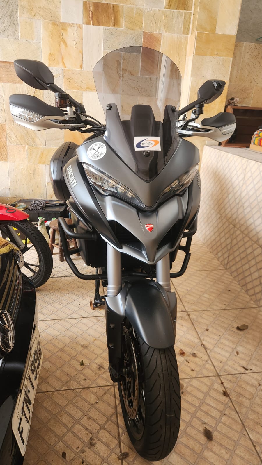 PARA BRISA BOLHA DUCATI MULTISTRADA 950/ 1200/ 1260 16/24