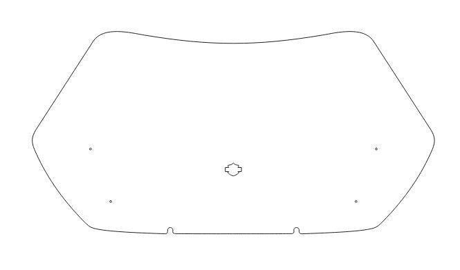PARA BRISA BOLHA HARLEY DAVIDSON STREET GLIDE ULTRA 24/26 ORIGINAL