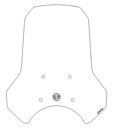 PARA BRISA BOLHA ROYAL ENFIELD HIMALAYAN 450 2025 MODELO SLIN