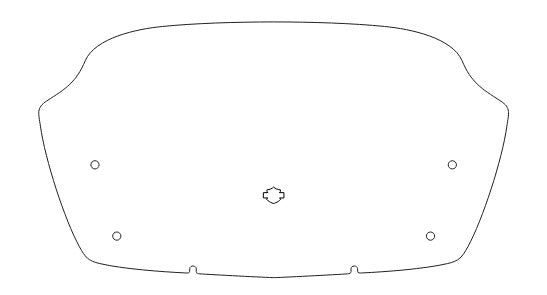 PARA BRISA BOLHA HARLEY DAVIDSON STREET GLIDE 24/25 + ALTA. SUP BAIXO