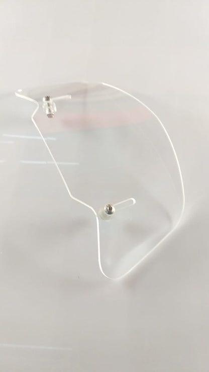 ACRÍLICO DE REPOSIÇÃO - DEFLETOR DE PARA BRISA BOLHA HONDA XRE 300 19/23